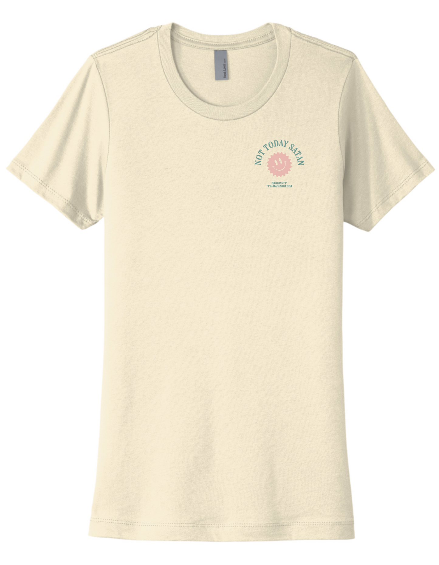Not Today Satan WOMEN'S SLIM FIT TEE