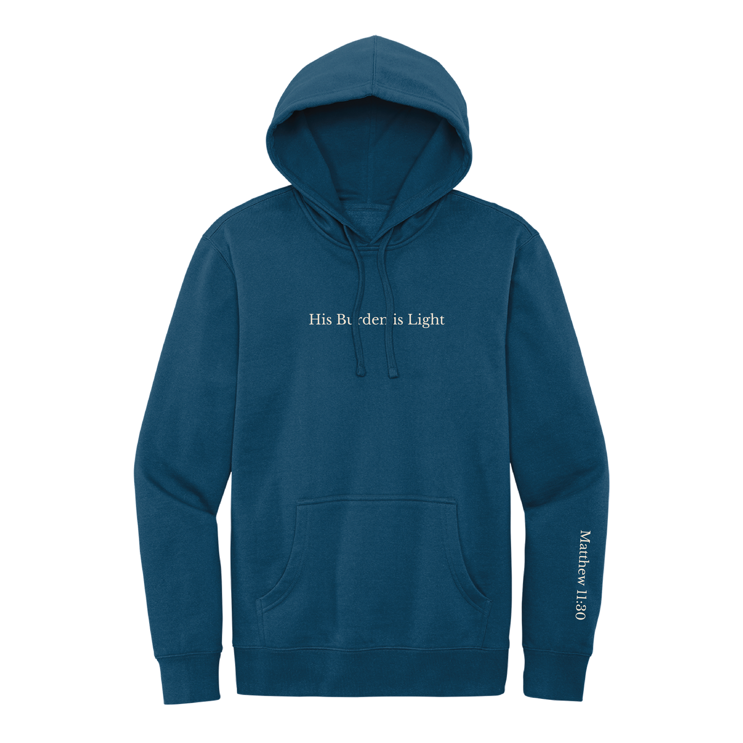 HIS BURDEN IS LIGHT - HOODIE